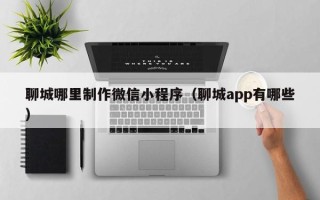 海盐聊城哪里制作微信小程序（聊城app有哪些）